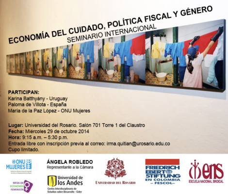 Seminario Internacional “Economía del cuidado, política fiscal y género”